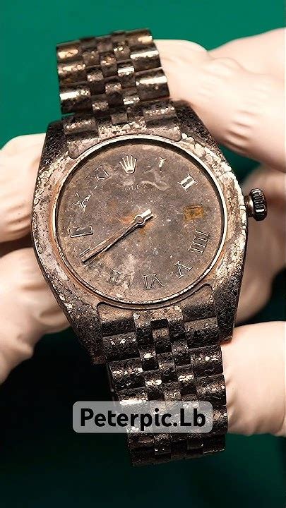 rolex fire|Fire damaged Rolex restoration .